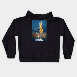 The power animal - rabbit Kids Hoodie